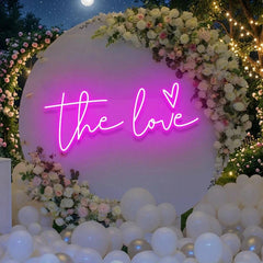 The Love Led Neon Sign Light