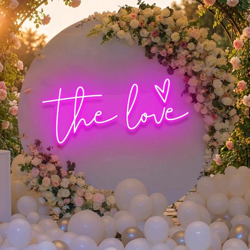 The Love Led Neon Sign Light
