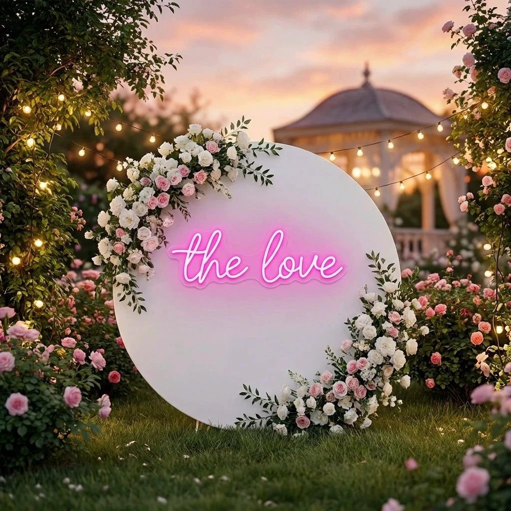 The Love Led Neon Sign Light