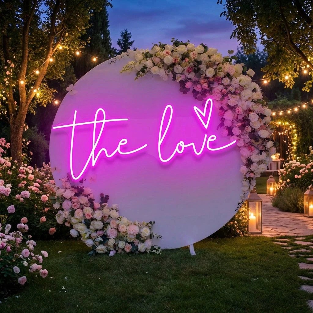 The Love Led Neon Sign Light