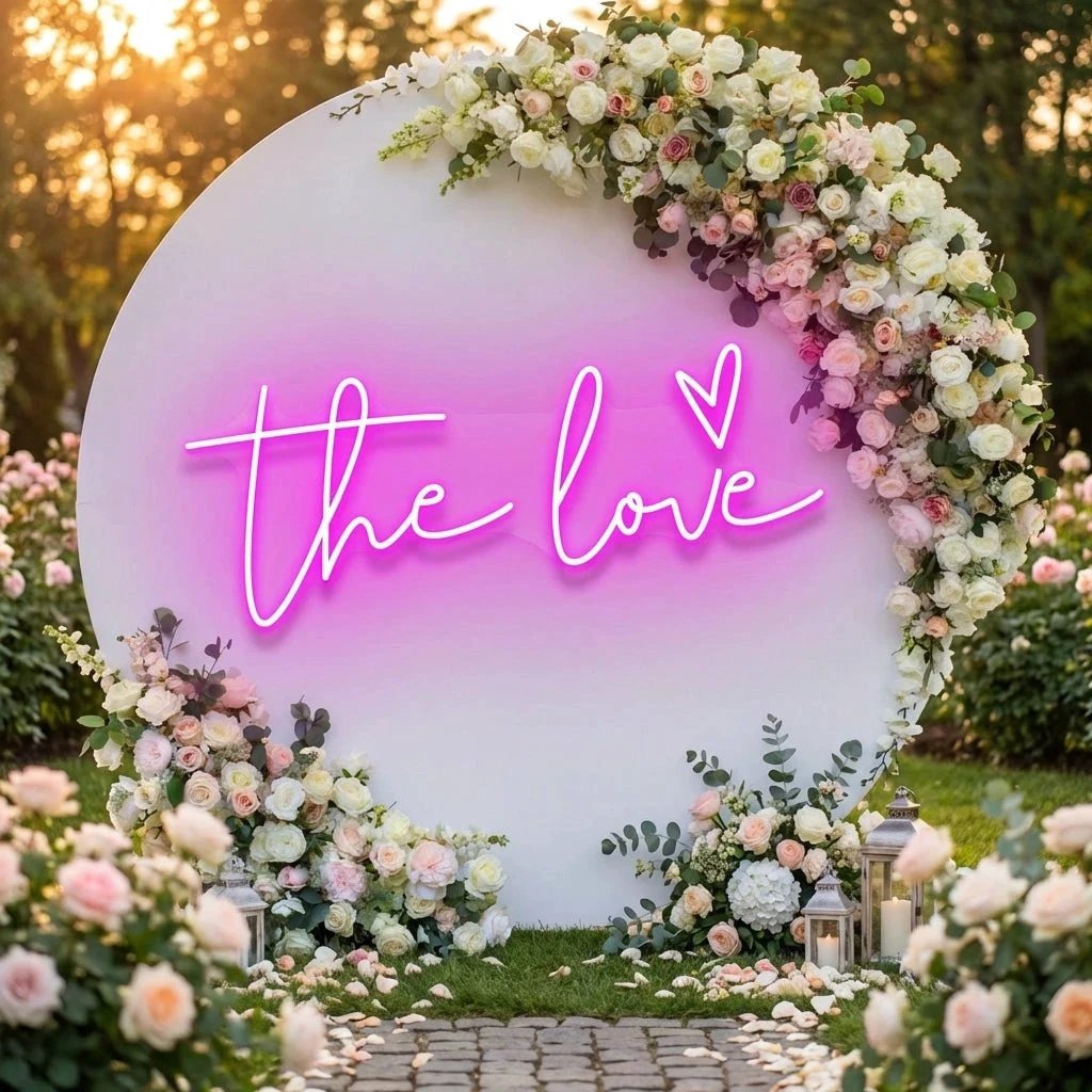 The Love Led Neon Sign Light