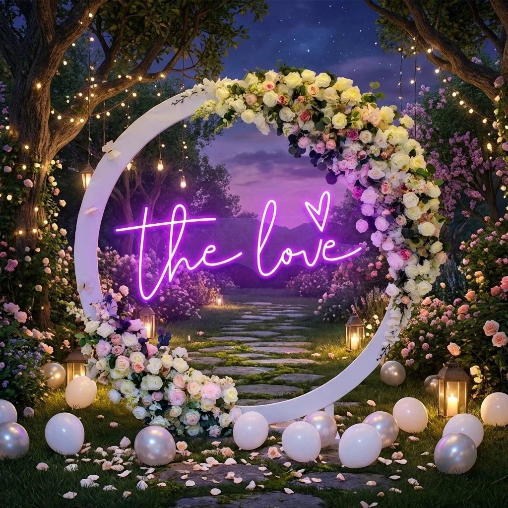 The Love Led Neon Sign Light