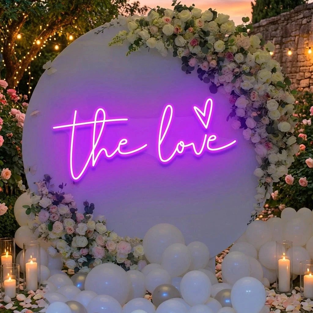 The Love Led Neon Sign Light