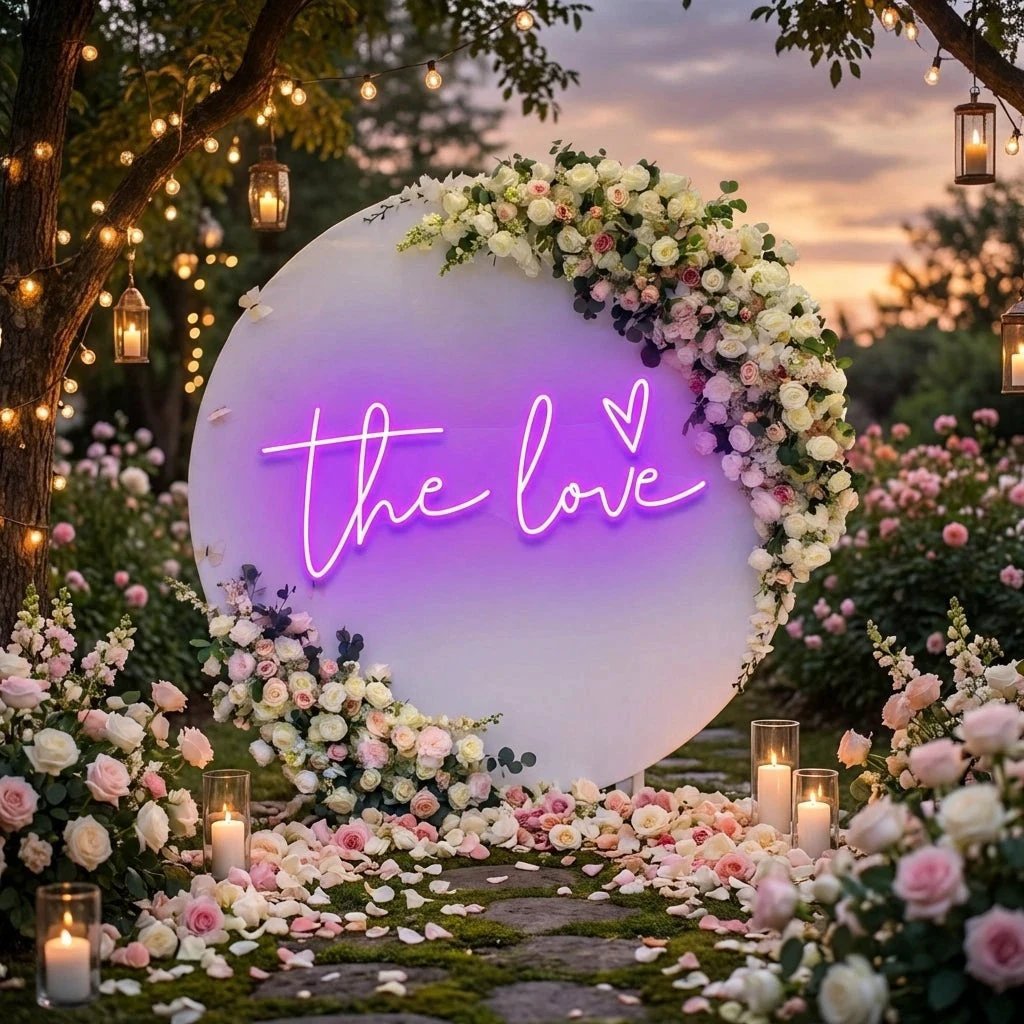 The Love Led Neon Sign Light