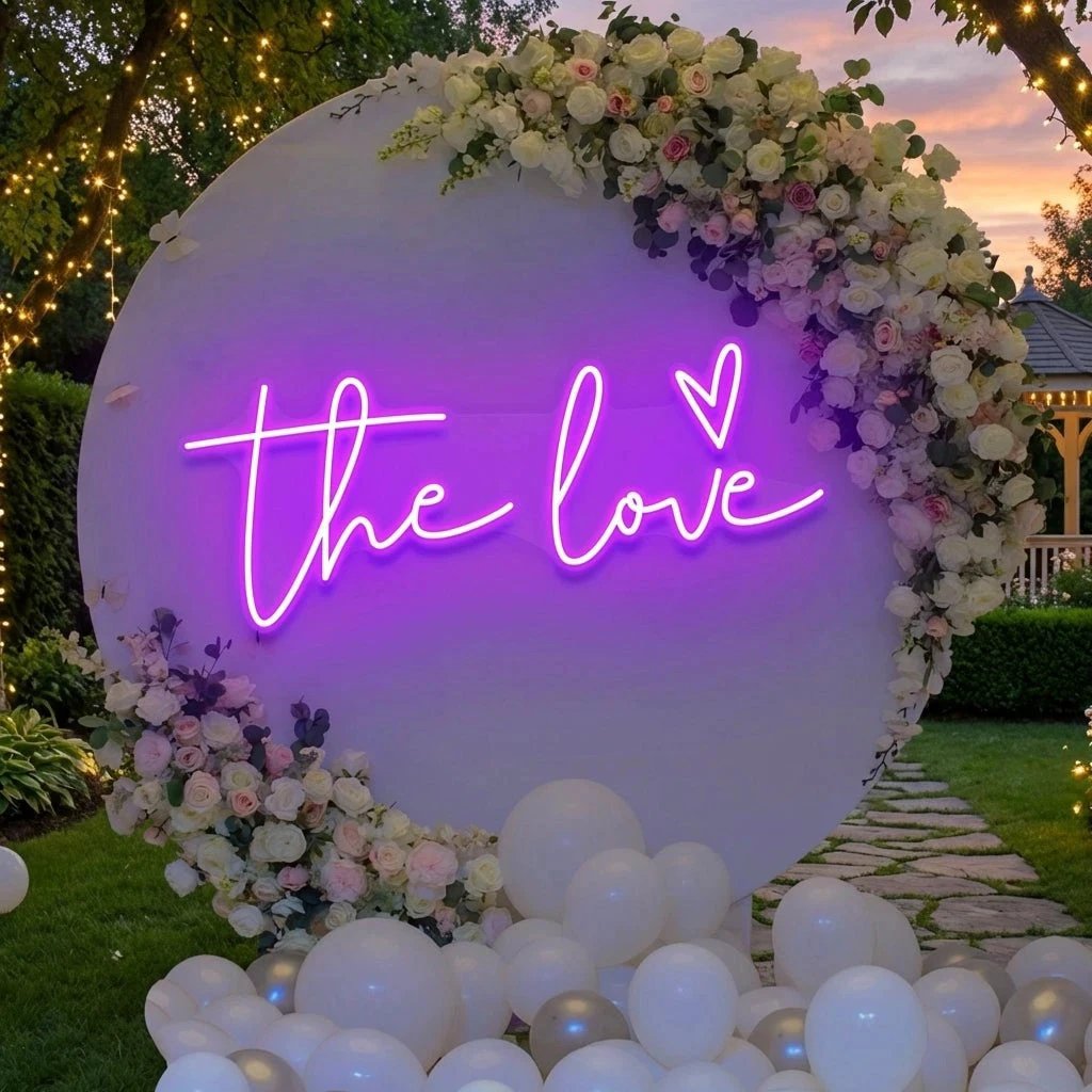 The Love Led Neon Sign Light