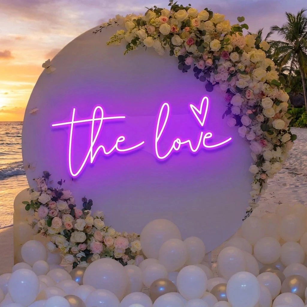 The Love Led Neon Sign Light