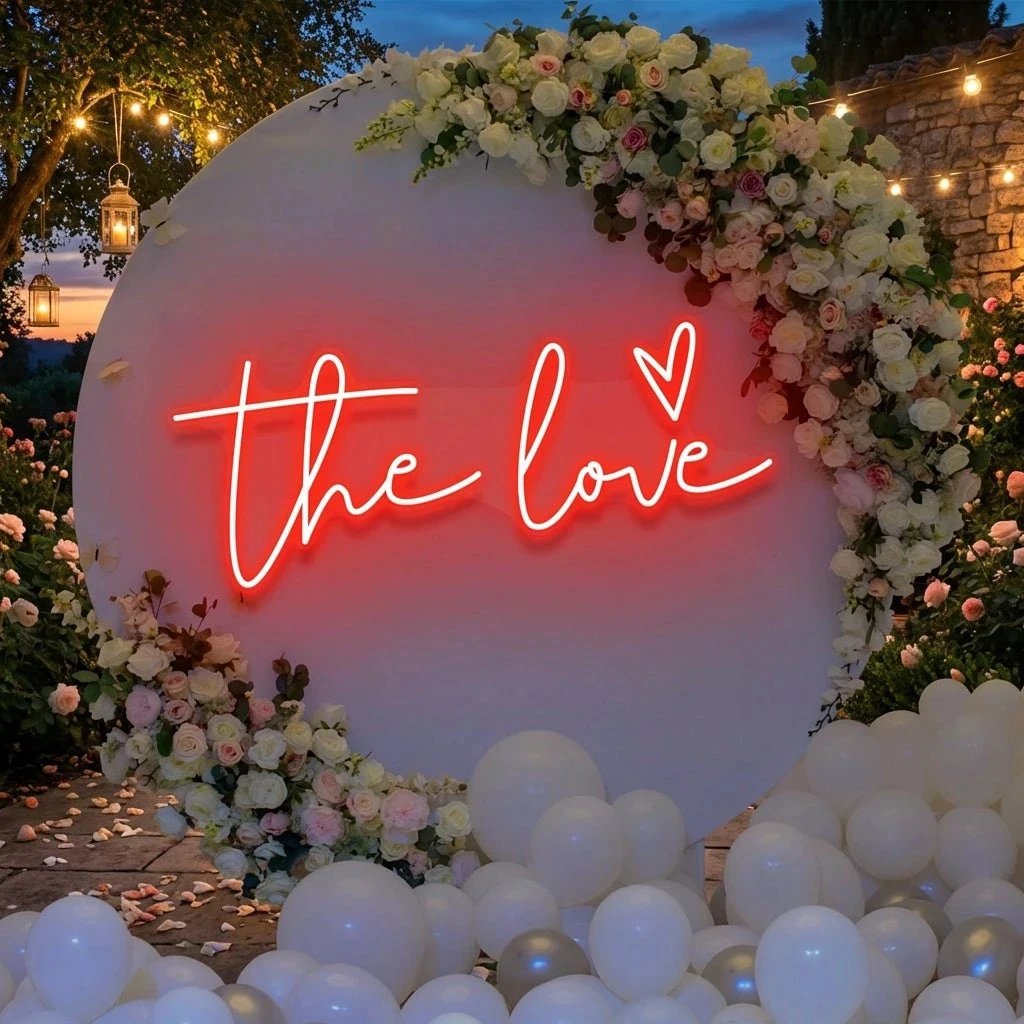 The Love Led Neon Sign Light