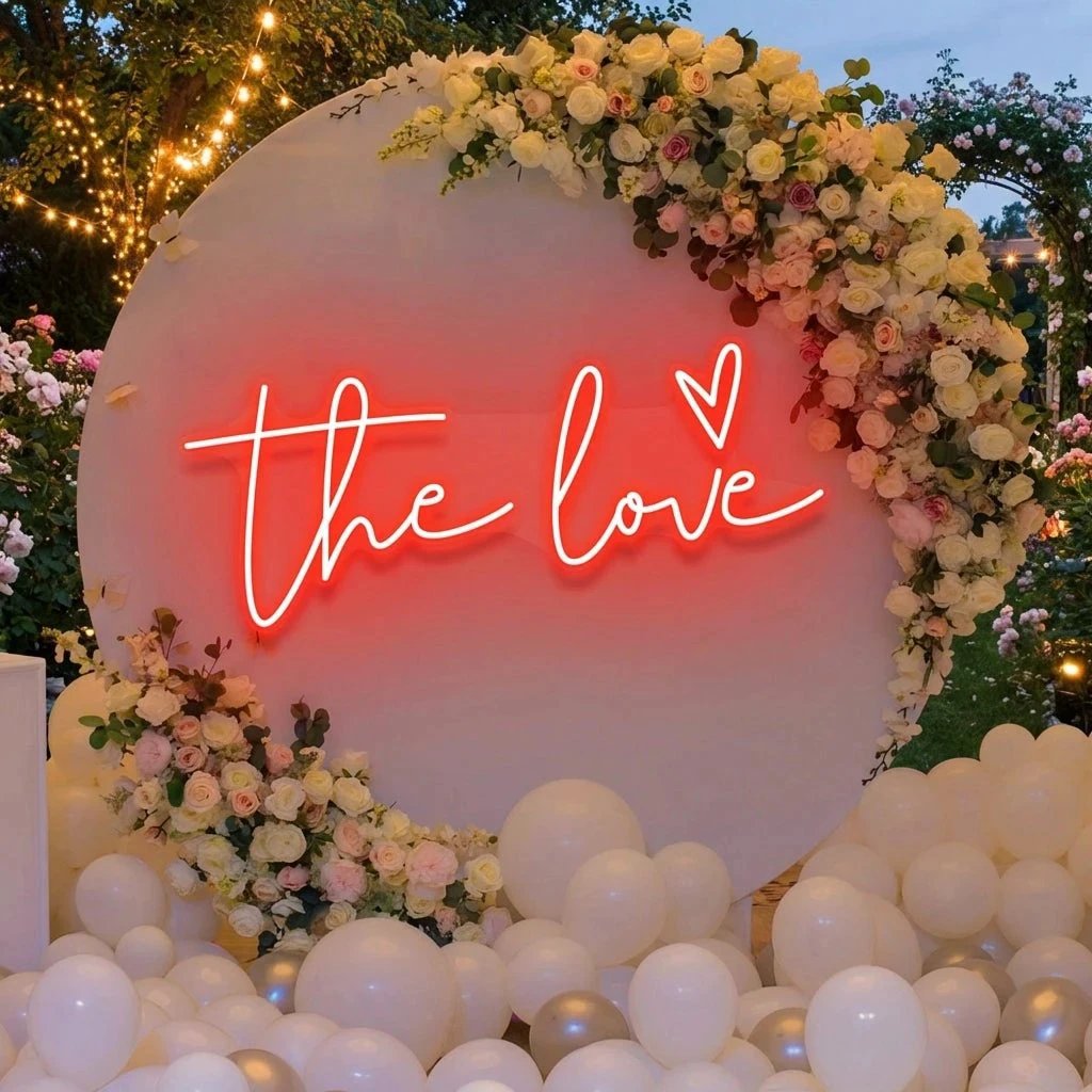The Love Led Neon Sign Light