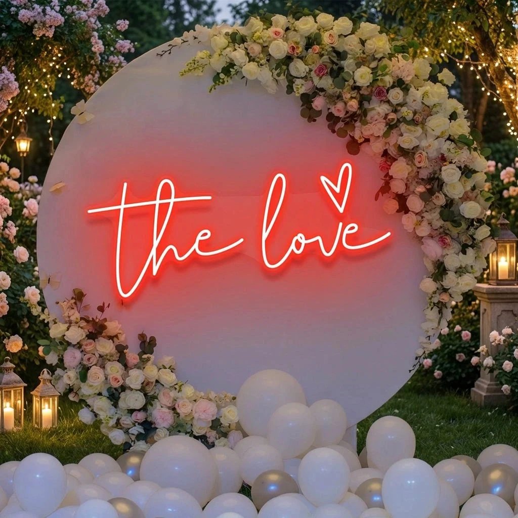 The Love Led Neon Sign Light
