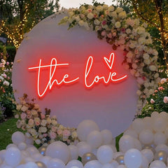 The Love Led Neon Sign Light