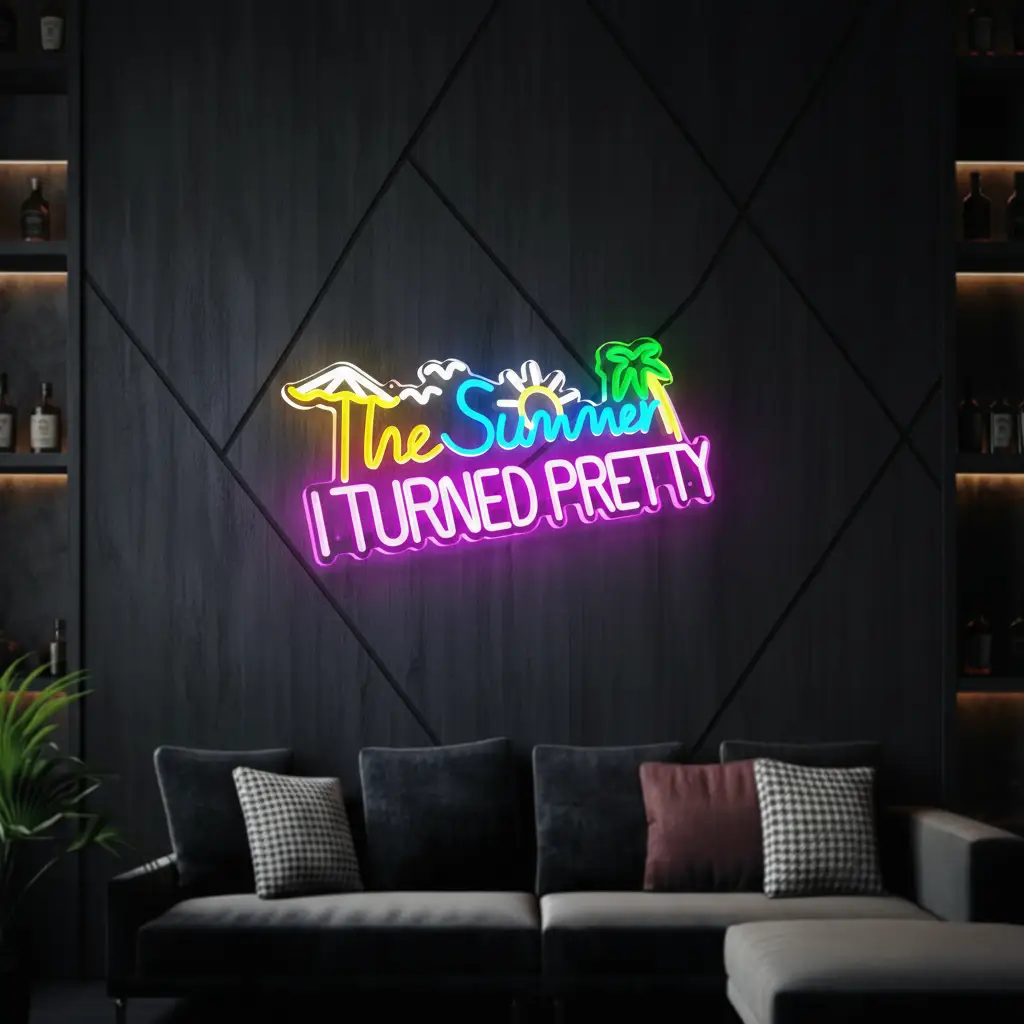 The Summer I Turned Pretty Led Neon Sign Neon Room Decor Sign