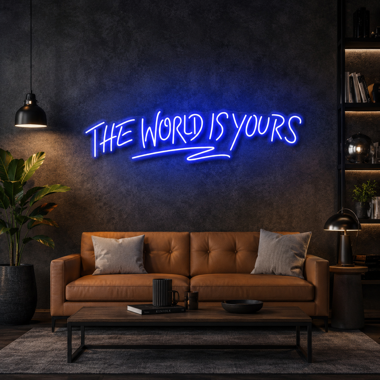 The World Is Yours Led Neon Sign Light - Upbeat Your Life