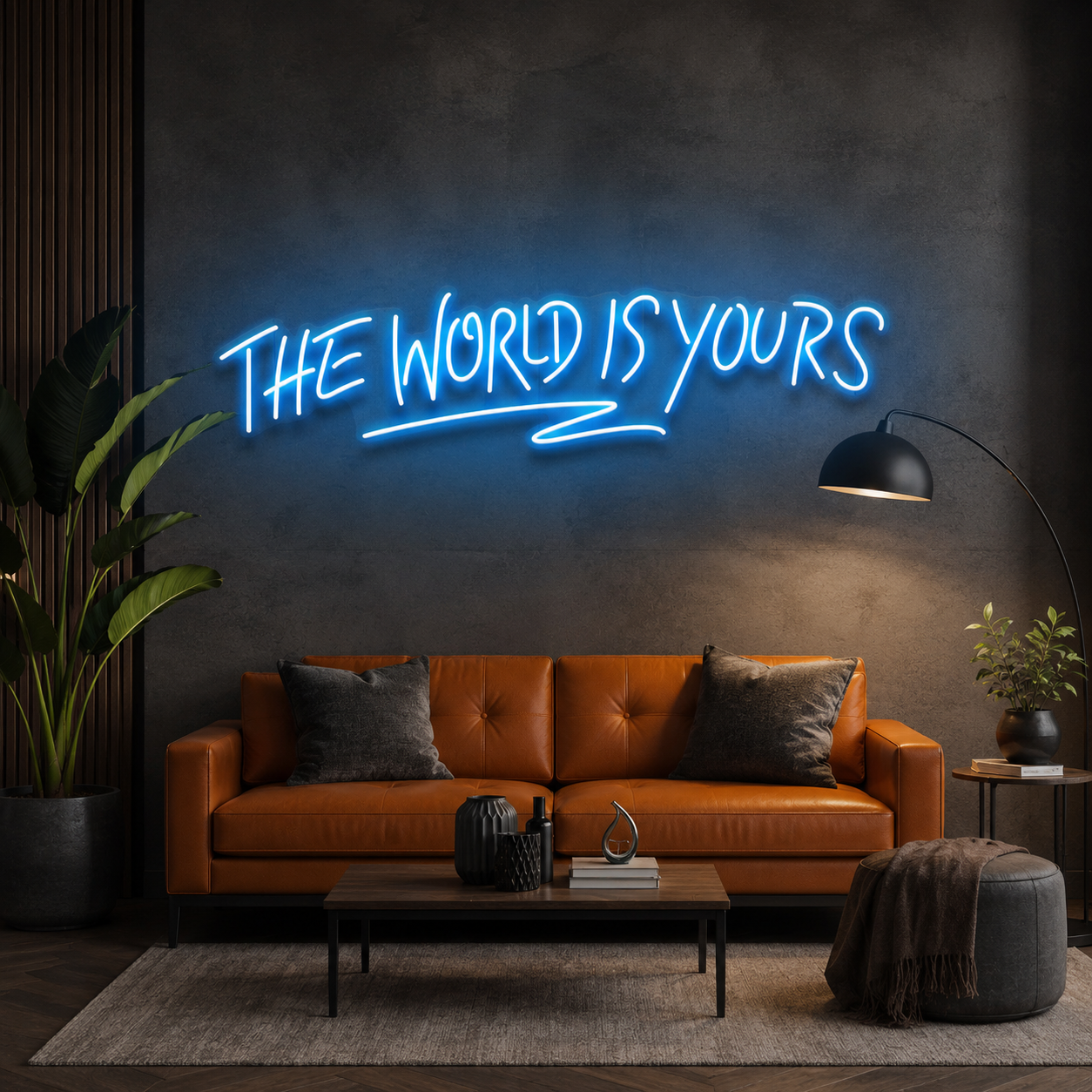 The World Is Yours Led Neon Sign Light - Upbeat Your Life