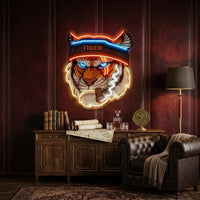 Tiger Smoking LED Neon Sign Light Pop Art