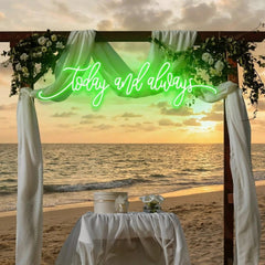Today And Always Led Neon Sign Light