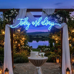 Today And Always Led Neon Sign Light