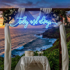 Today And Always Led Neon Sign Light