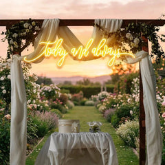 Today And Always Led Neon Sign Light