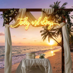 Today And Always Led Neon Sign Light