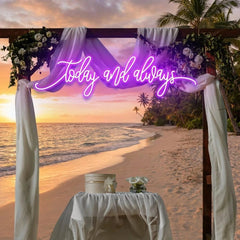Today And Always Led Neon Sign Light