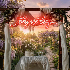 Today And Always Led Neon Sign Light
