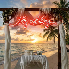 Today And Always Led Neon Sign Light