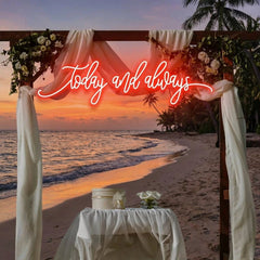 Today And Always Led Neon Sign Light