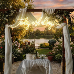 Today And Always Led Neon Sign Light