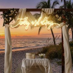 Today And Always Led Neon Sign Light