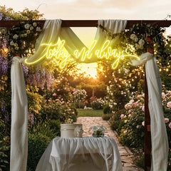 Today And Always Led Neon Sign Light