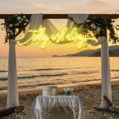 Today And Always Led Neon Sign Light