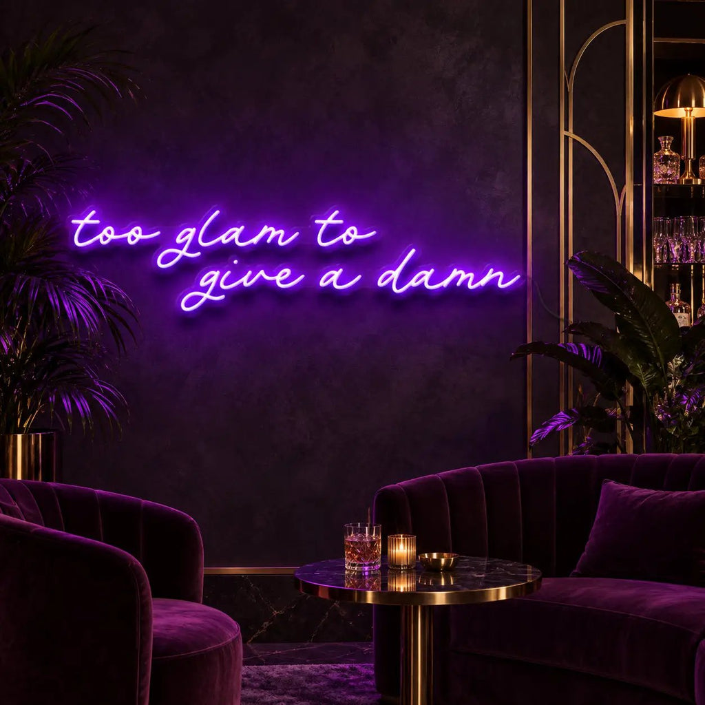 Too Glam to Give a Damn