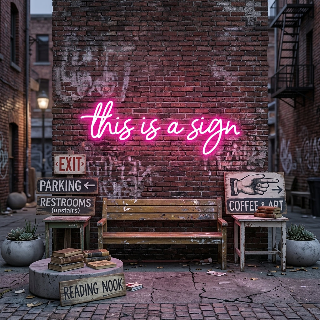 Custom Neon: this is a sign