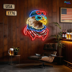 Veterans Day: Soaring with Pride Neon Sign Light Artwork