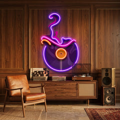 Vinyl Disc LED Neon Sign Light Pop Art