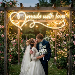 Made With Love Wedding Led Neon Sign Light
