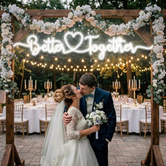 Better Together 3 Wedding Led Neon Sign Light