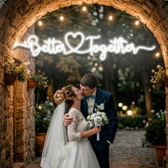 Better Together 3 Wedding Led Neon Sign Light