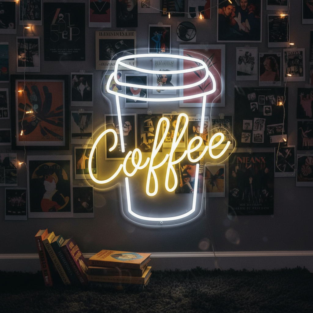 Coffee Led Neon Sign for Bar Decor - VN03 - Customneonstudio