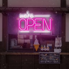 Open Neon Sign Business Shop Led Light Sign