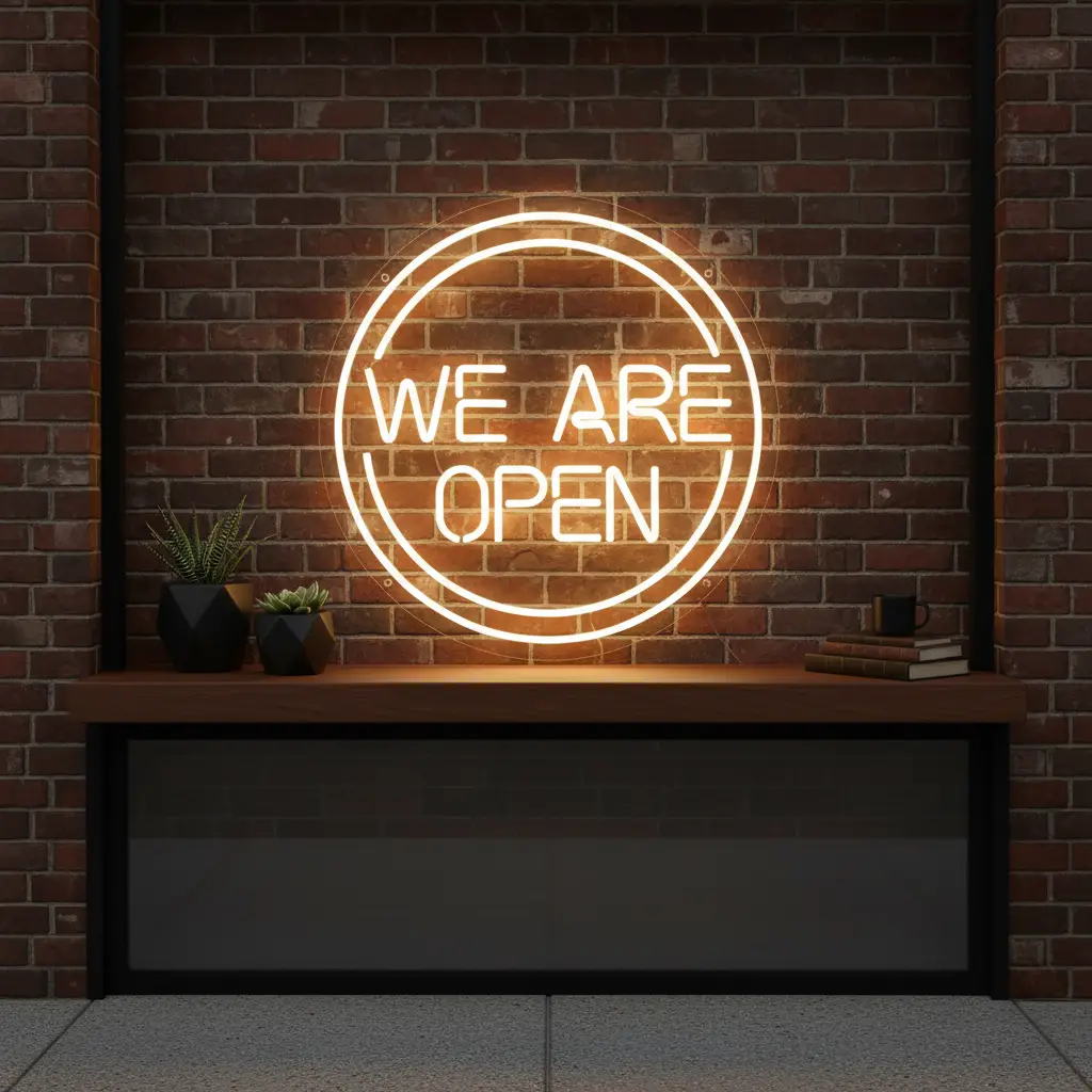 We Are Open Neon Sign Shop&Bar Open Led Sign