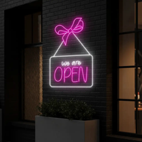 We Are Open Neon Sign Business Led Sign
