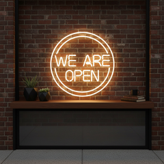 We Are Open Neon Sign Shop&Bar Open Led Sign
