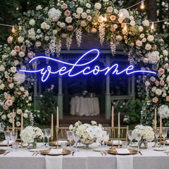 Welcome Led Neon Sign Light