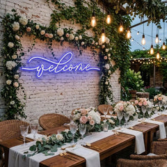 Welcome Led Neon Sign Light