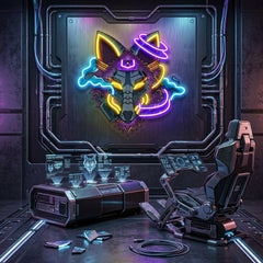 Wolf Robot LED Neon Sign Light Pop Art