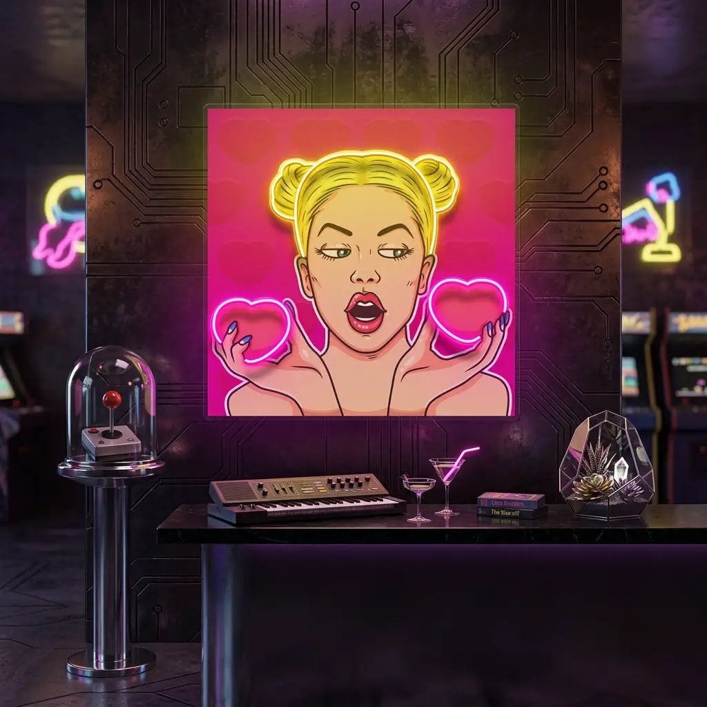 Woman Bring Loves LED Neon Sign Light Pop Art