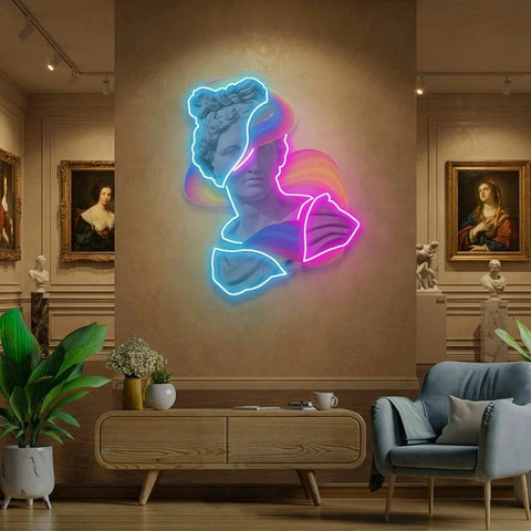 Woman Of Color Neon Artwork Led Neon Sign Light