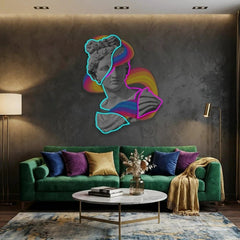 Woman Of Color Neon Artwork Led Neon Sign Light