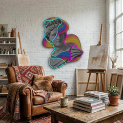 Woman Of Color Neon Artwork Led Neon Sign Light
